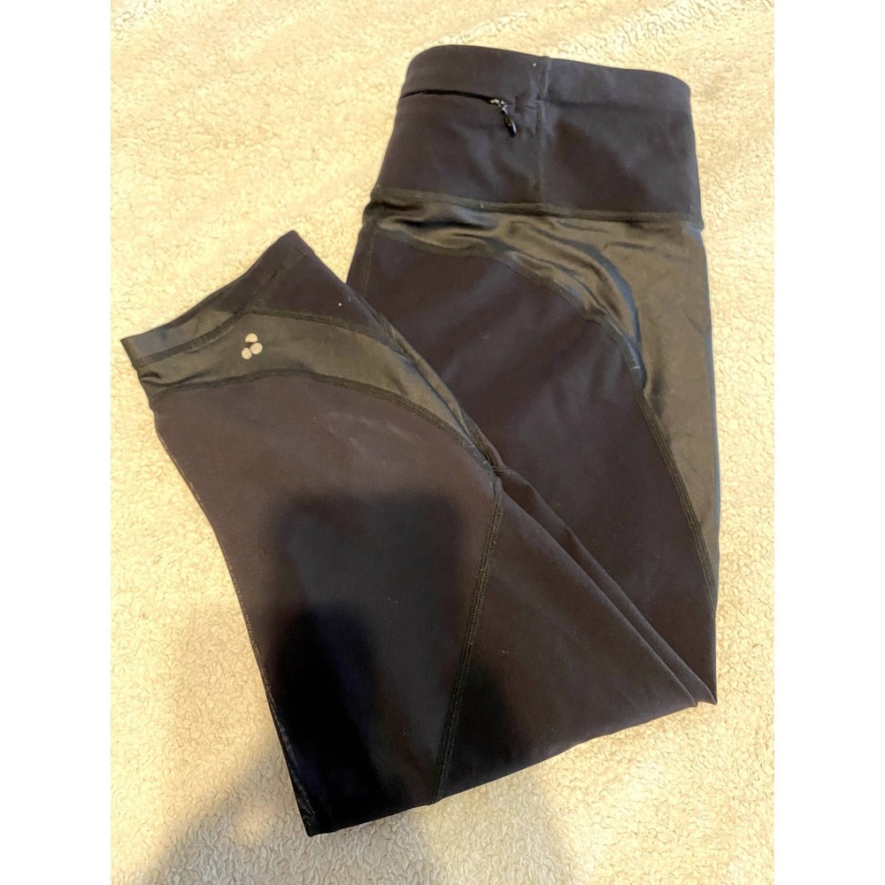Sweaty Betty Crop The Power Leggings | Black | Medium | Good Used Condition